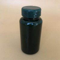 Pet Green 150ml Capsule Bottles Plastic Pharmaceutical Flip Top Cap Vitamin Packaging